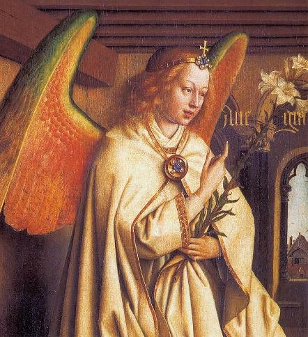 Jan_van_Eyck_-_The_Ghent_Altarpiece_-_Angel_of_the_Annunciation_(detail)_-_WGA07669.jpg.opt442x484o0,0s442x484